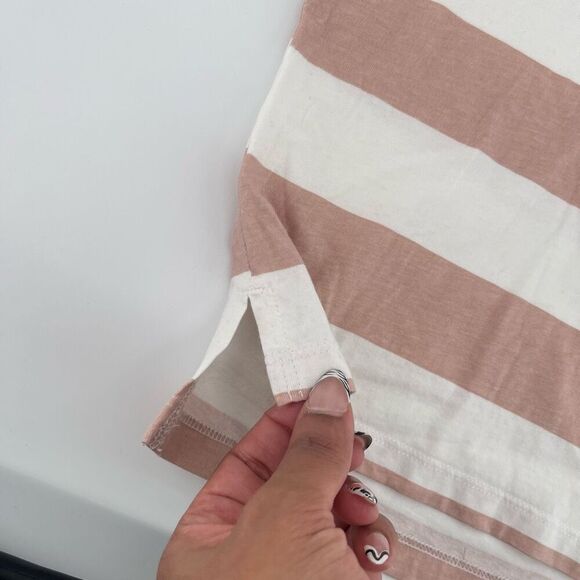 Carter’s Girl’s New York City Pink White Striped Long Sleeve Top Size 5 - Picture 4 of 11